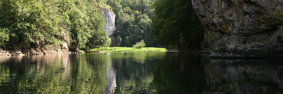 Amalienfelsen im Naturpark Obere Donau